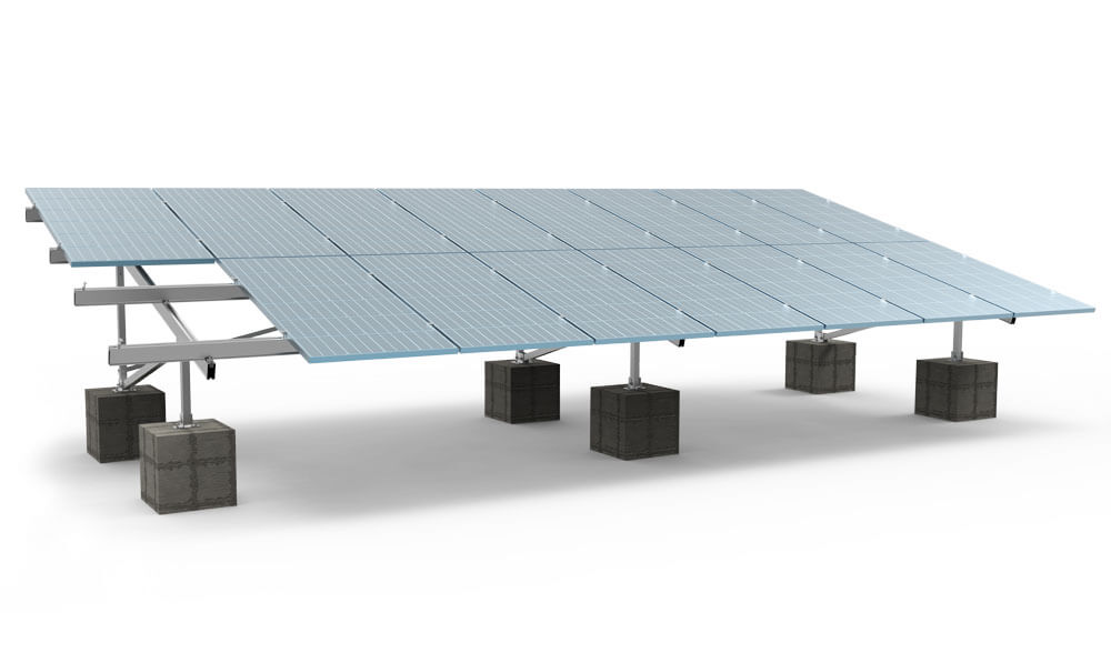  PV Solar Concrete Foundation