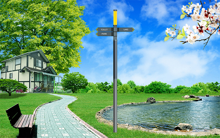 Solar Road Signal Light With CIGS Flexible Solar Panel On Pole Design-NEWLIGHT ENERGY
